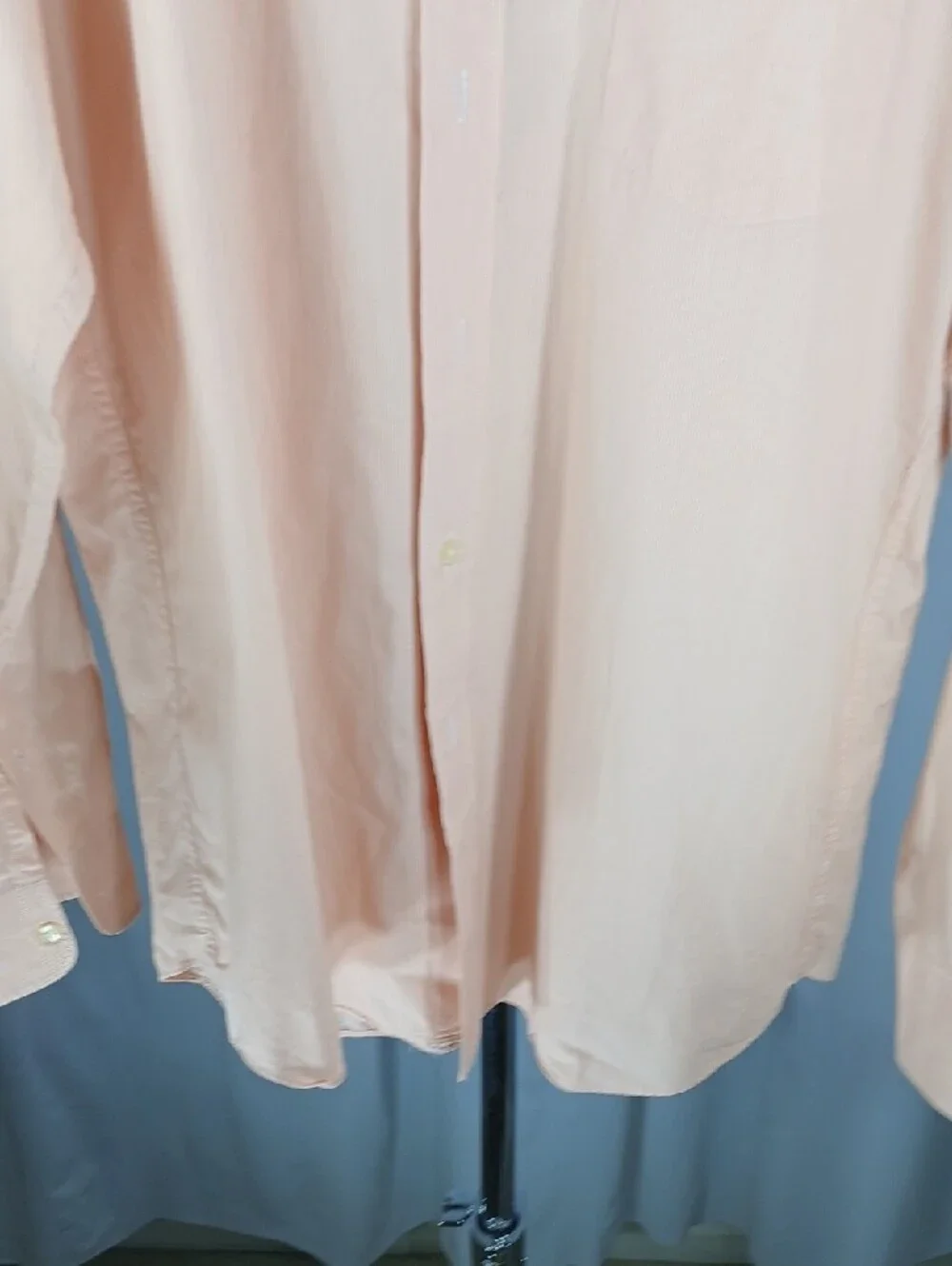J. Crew Men’s Light Peach Long-Sleeve Button-Up Shirt